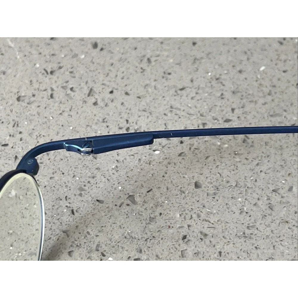 PUZZLE Eyeglasses Frames ONLY 35 01X0718-120 40-19-120 Blue Full Rim Round